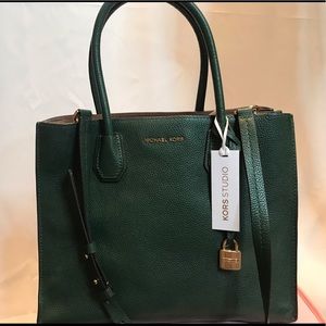 Michael Kors Green Leather bag